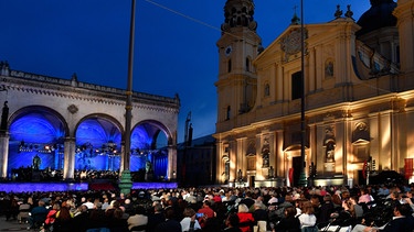 Klassik am Odeonsplatz. | Bild: BR/PRO EVENTS Veranstaltungs GmbH/Marcus Schlaf