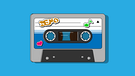 Musikkassette mit Beschriftung "Demo" sowie einem Herz und einer Musiknote. | Bild: BR