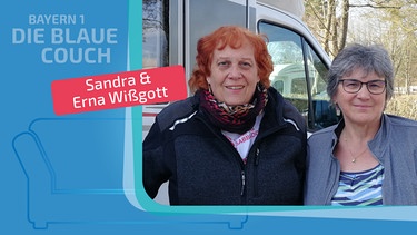 Sandra und Erna Wißgott zu Gast auf der Blauen Couch | Bild: privat, Montage: BR