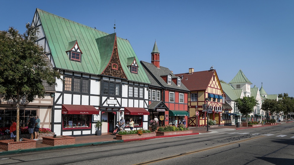 Danish Capital of America - Solvang wurde vor mehr als 100 Jahren von dänischen Auswanderern in Kalifornien gegründet. | Bild: Dirk Rohrbach