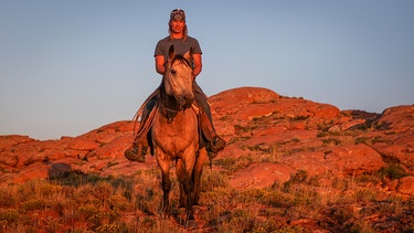 Cowboy Dreams come true - Zum Sunset darf ich auch aufs Pferd. | Bild: BR/Dirk Rohrbach